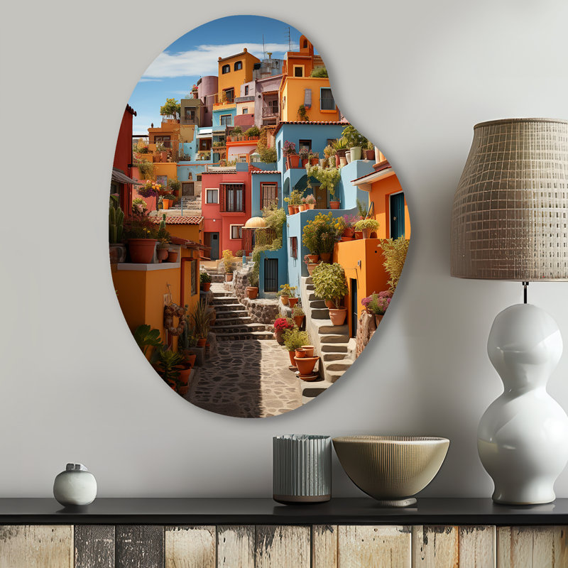 Griffen - Décoration murale irrégulière en forme de poire Mexique, H 30 po x l 22 po