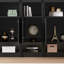 Bibliothèque légère de luxe noire