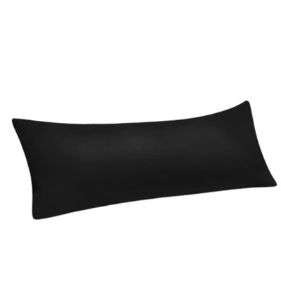 Memory Foam Body Pillow 20x54 Inch Long Bed Pillow Black