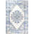 Clarice Inigo Cottage Medallion Blue/Gray Rug-1407830666