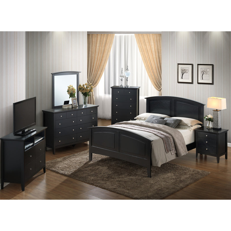 Très grand lit noir décontracté Casual Casual