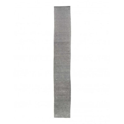 Wool Area Rug in Gray