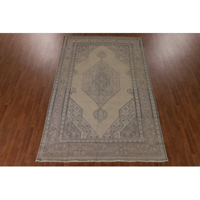 Tapis traditionnel géométrique rétro 8 x 12
