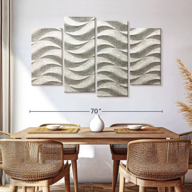 Avery Wave Pattern, 42" H x 68" W