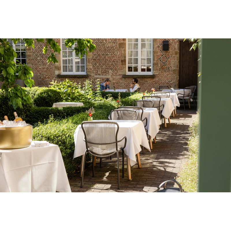 Loop Outdoor Dining Armchair, Gray