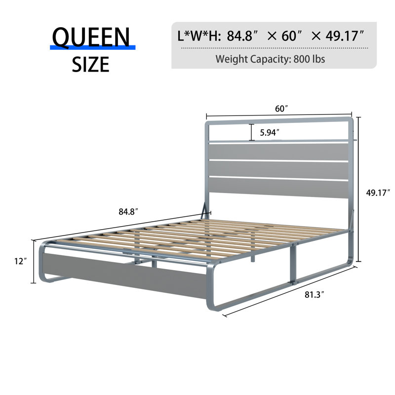Bed Frame With Headboard