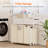 Laundry Hamper 3 Section, Large Rolling Laundry Sorter With Shelf & 2 Drawers, Pull-out Laundry Basket Organizer With Wheels And Removable Bag For Laundry Room Bathroom-1298838192