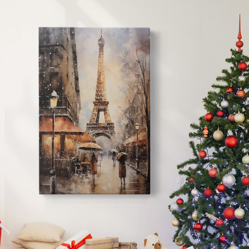 Art des Fêtes de Noël - Toile tendue avec châssis DLXIV, H 36 po x l 24 po