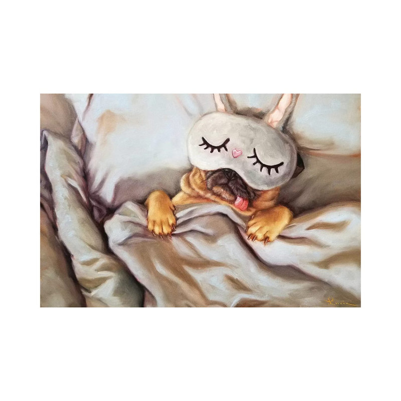 Sleeping Beauty 1 Piece Wrapped Canvas Painting, 66.04 cm H x 45.72 cm W x 1.91 cm D