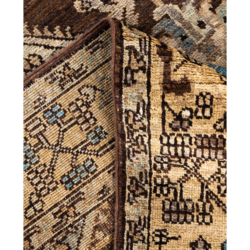 Serapi One-of-a-Kind 4' 0" X 5' 11" Hand Knotted Area Rug