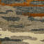 Tapis gris / orange touffeté à la main Husman-1873531075