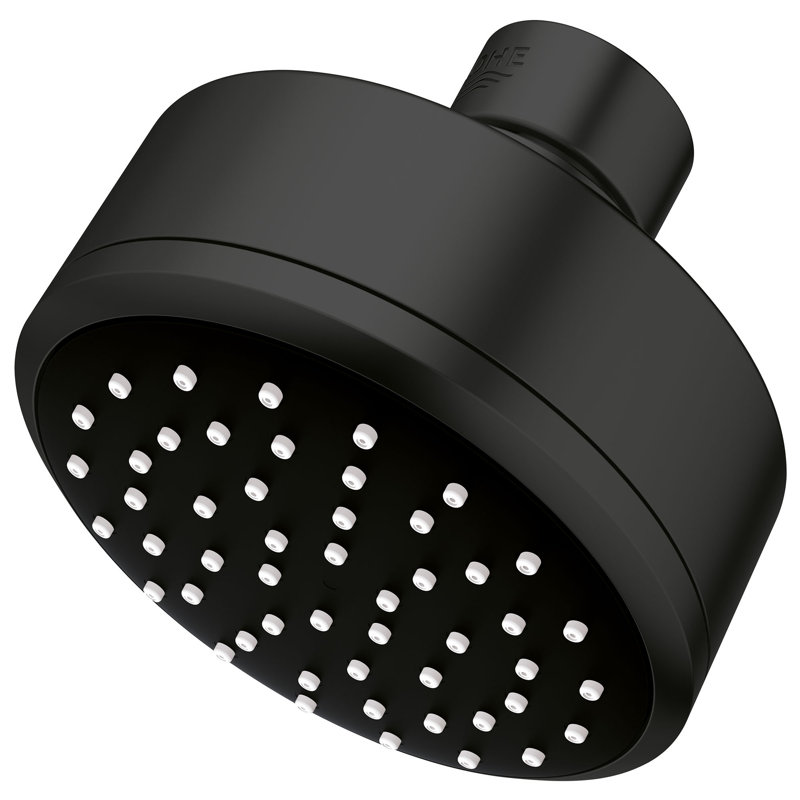 Tempesta® Cosmopolitan Rain Shower Head with SpeedClean Nozzles, Matte Black, 1.75 GPM