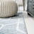 Mashawna Blocks Modern Geometric Light Blue/White Rug-1097485511