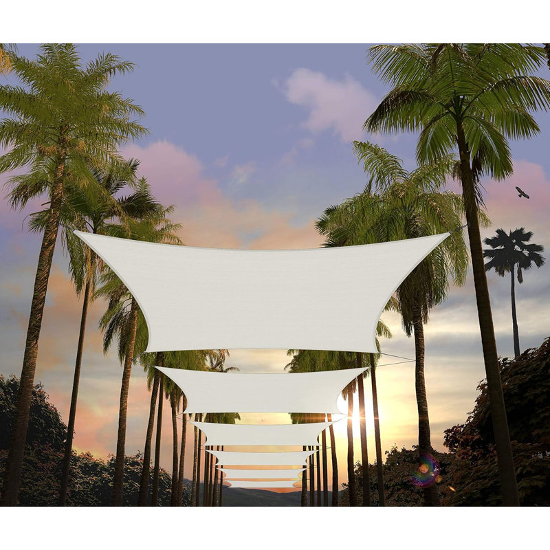 Voile d'ombrage Amgo, 12 ft. x 20 ft., Blanc