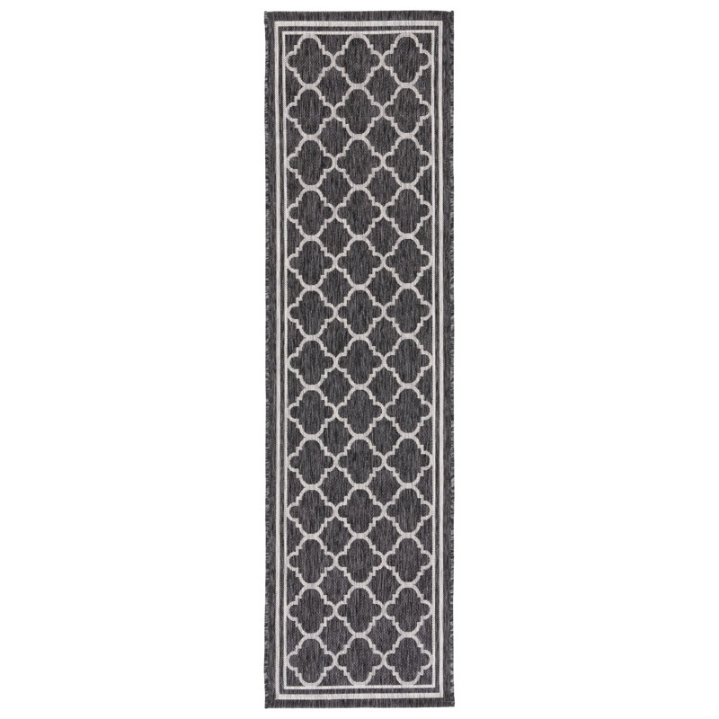 Akaylia Performance Geometric Indoor/Outdoor Area Rug, Runner 2'3" x 8'