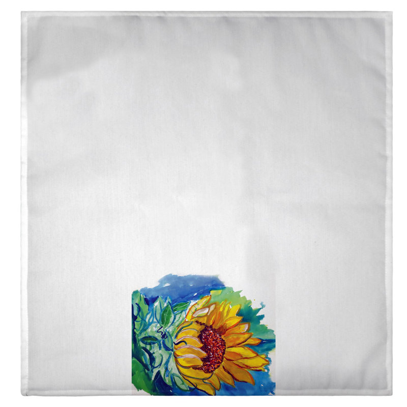 Serviette de tournesol vent à main Blandine