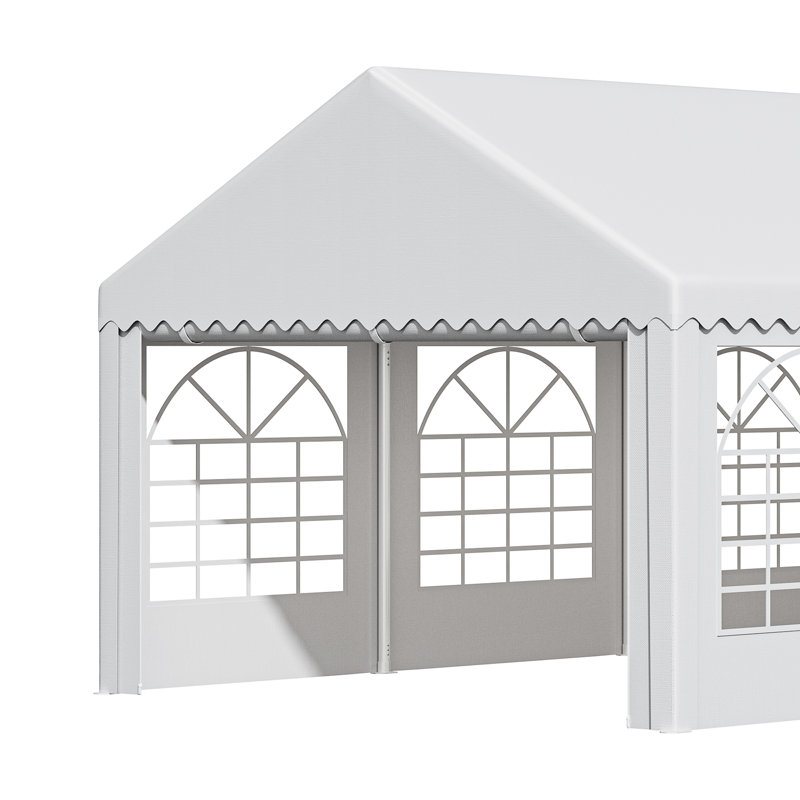 13 Ft. W x 26 Ft. D Galvanized Steel Gazebo