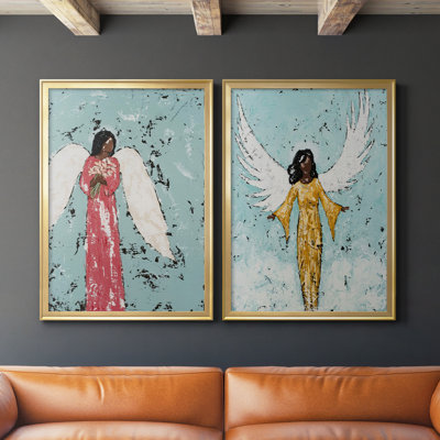 " Earthly Angel I " 2 - Pieces Painting Print