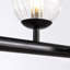 Lustre linéaire moderne en verre bullé à intensité variable 16 lumières Faustena-1564039775