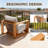 5-piece Outdoor Conversation Set With Cushions