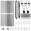 Fence Posts With Spike 13 Pcs Diameter32 Mm Galvanised Steel-2001151216-2001151223