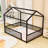 Metal Floor Bed With Safety Fence-481323652-481323653
