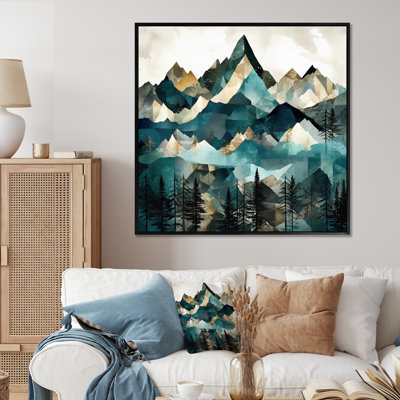 Minimalisme Winter Mountains II - impression