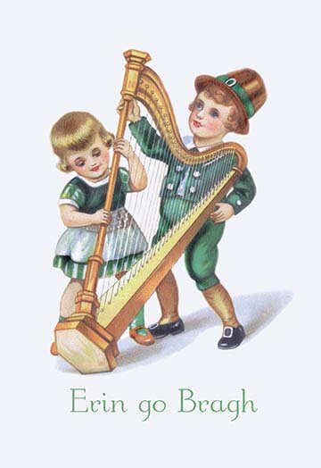 Buyenlarge St. Patrick's Day Children Painting Print | Wayfair