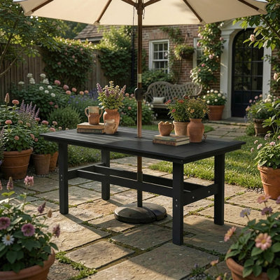 All-Weather HDPE Outdoor Dining Table