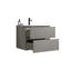 Meuble-lavabo mural avec lavabo en céramique avec un trou de robinet, grand meuble-lavabo flottant de rangement pour salle de bain moderne, pré-assemblé-1541930956