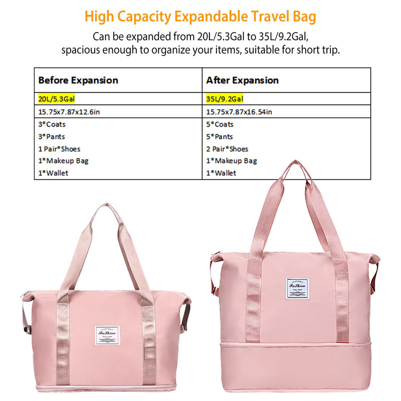 Sac en bandoulière en tissu, Rose