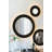 Makayla Wood Flat Wall Mirror-213861363