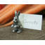 Garden Friends Pewter Rabbit Place Card Holder