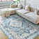 Fillender Washable Soft Vintage Rug Fashion Floral Rug For Living Room Dorm Decor