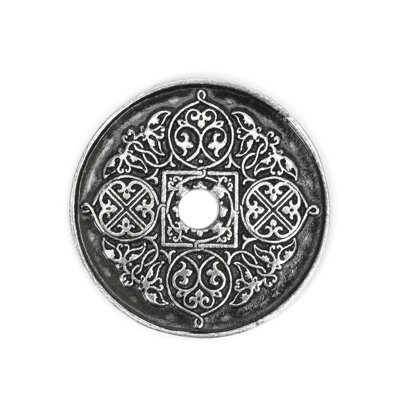 Millennium large round escutcheon in Antique Brass