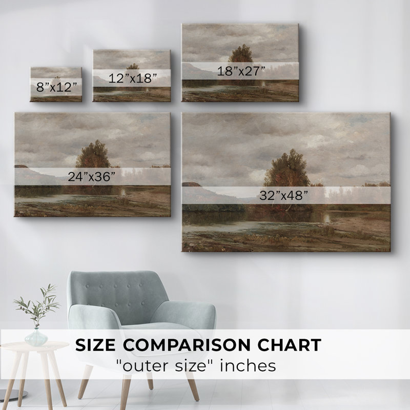 Paysages rétro-CDXC -Galerie enveloppée Cavas, 40 x 60