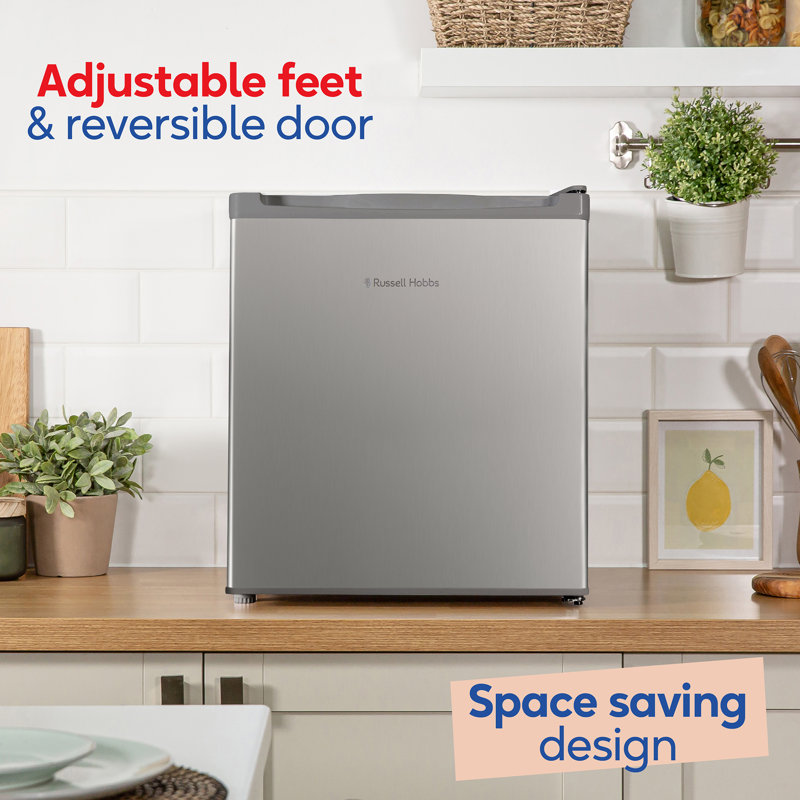 Russell Hobbs 40L, Larder Fridge, Stainless Steel
