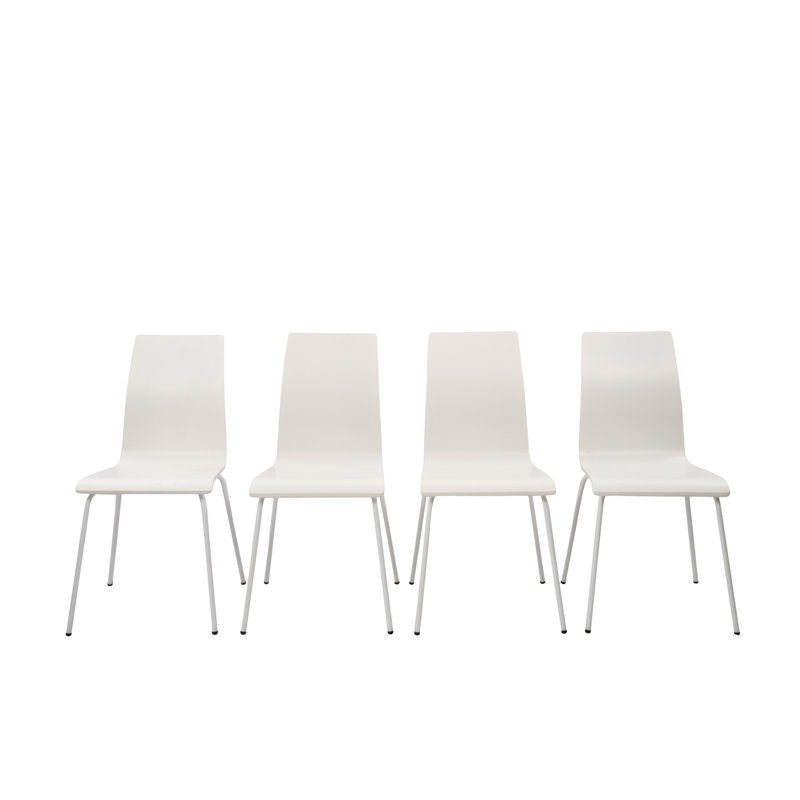 Kayman 18'' H Side Chair, White, White