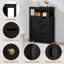 Armoire de salle de bain autoportante l 22 po x H 34,1 po x P 11,5 po Brigit-479574104-420474285