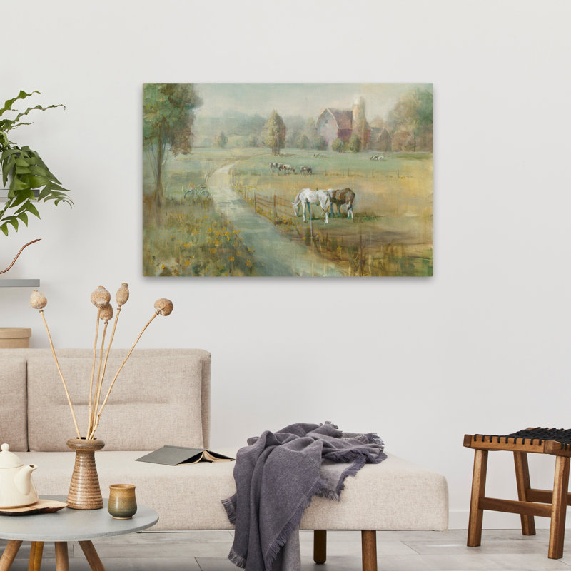 Modern Farmhouse Tranquil Farm, H 36 po x l 24 po