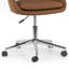 Chaise de travail en faux cuir Chloe-Ann