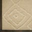 Tapis beige abstrait en laine touffeté-910835476
