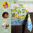 Maison d' Hermine Table Cloth Square Table 100% Cotton 60 x 60 Inches Tablecloth Reusable Decorative for Dining Room Farmhouse Home Valentines Day Decorations Spring Summer - Cedrat