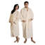 Peignoir mi-mollet 100% coton éponge avec poches-59803561-59080563