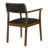 Upholstered Dining Chair With Solid Wood Legs, Mid Century Armchair For Living Room/Kitchen/Dining Room-1922077727