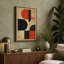Red Forms Geometric - Wrapped Canvas-131763778-131763781