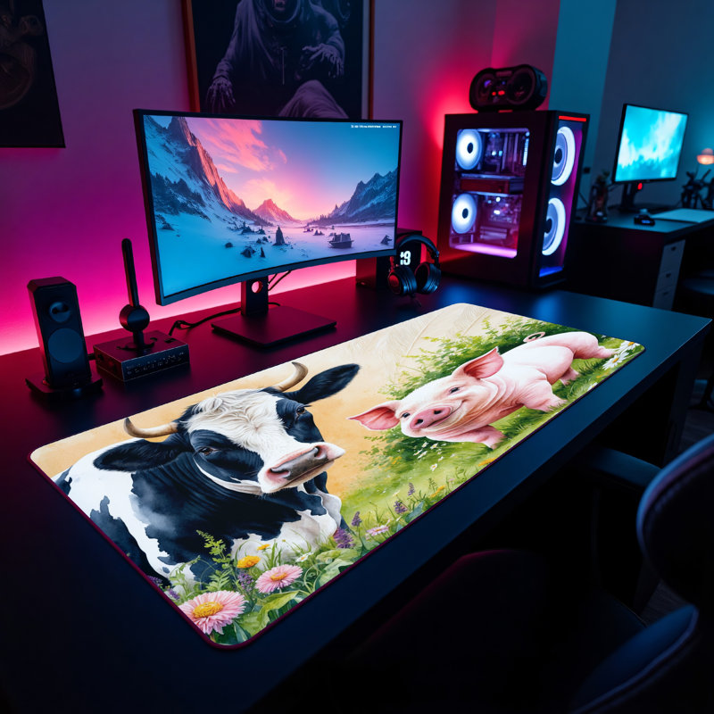 Polyester Desk Pad, 23.6x13.8