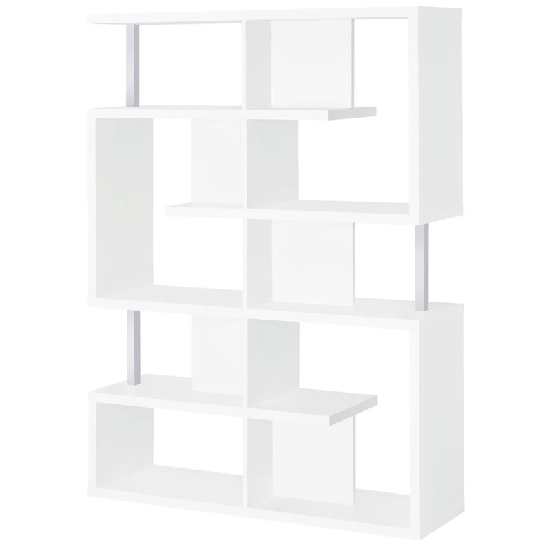 Bibliothèque géométrique à 5 niveaux