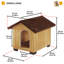 Wood Portable Igloo Style Dog House-88709292