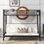 Lit superposé simple au-dessus d'un futon blanc mm-88050094